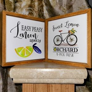 Lemon Themed Summer Signs